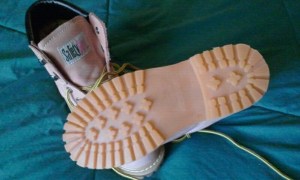 safety girl boots sole